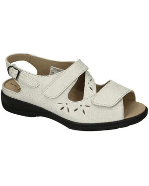 SOLIDUS Schoenen ,Grijs ,Leer Lia Sandal - Wit