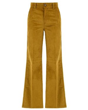 Attic And Barn Wide Trousers - Amarillo