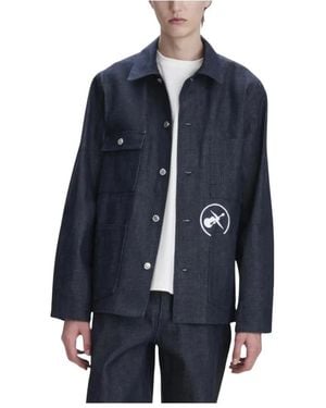 A.P.C. Denim Jackets - Blue