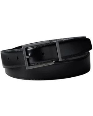 Calvin Klein Square Buckle 32Mm Rev/Adj - Schwarz