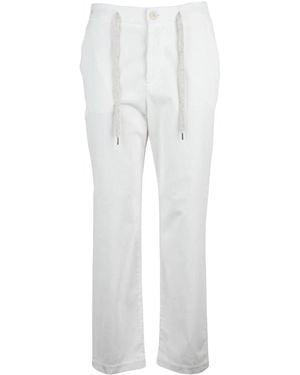 Eleventy Corduroy Chino - Weiß