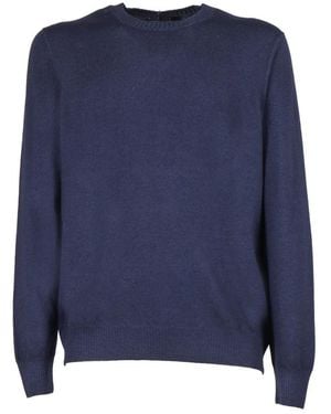 Fay Round-Neck Knitwear - Blue