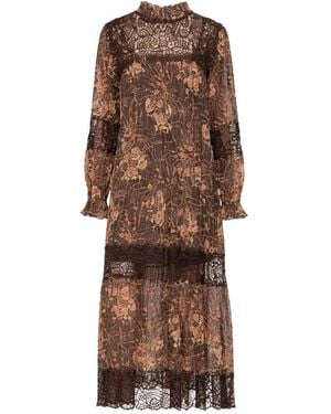 Sea Kleedjes ,Bruin ,Katoen Luisa Dress