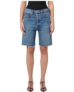 Agolde Denim Shorts - Blue