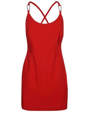 Heron Preston Mini Jurk Met Logodetail - Rood