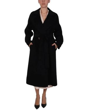 Marella Belted Coats - Black