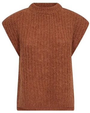 co'couture Round-Neck Knitwear - Marrón