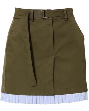Pink Memories Short Skirts - Verde