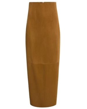 KHAITE Maxi Skirts - Natural