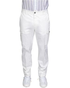 Peserico Slim-Fit Hose - Weiß