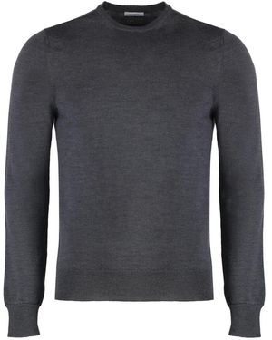 Malo Round-Neck Knitwear - Grigio