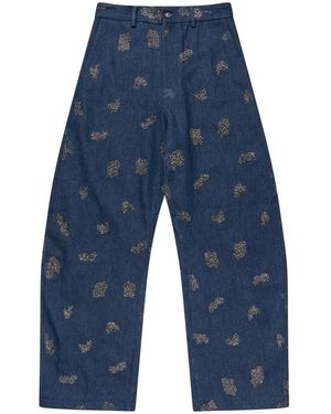 Munthe Jeans ,Blauw ,Wide Jeans