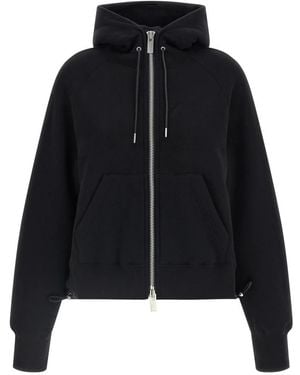 Sacai Zip-Throughs - Negro