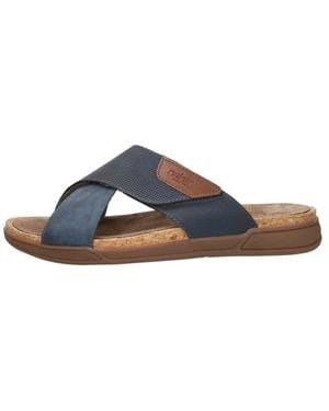 Rieker Schoenen ,Blauw ,Open Teen
