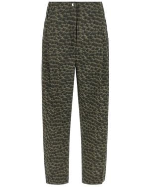 Kiko Kostadinov Cropped Trousers - Green