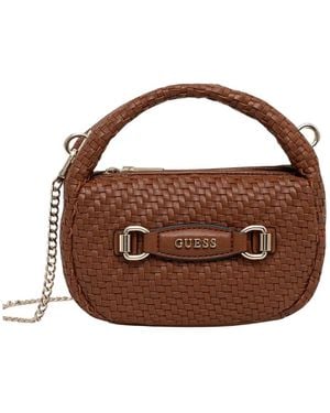 Guess Francy Mini Hobo - Braun