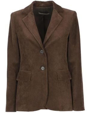 D.exterior Jassen ,Bruin ,Leer Cio Blazer