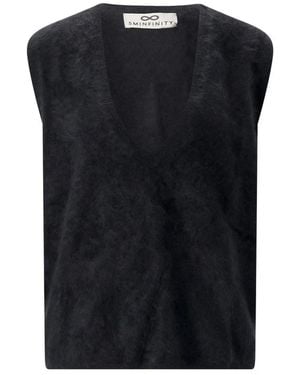 SMINFINITY V-Neck Knitwear - Noir