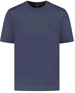 ZEGNA T-Shirts - Blue