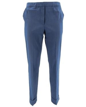 D.exterior Slim-Fit Pants - Blue