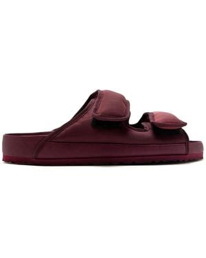 Birkenstock Sliders - Red