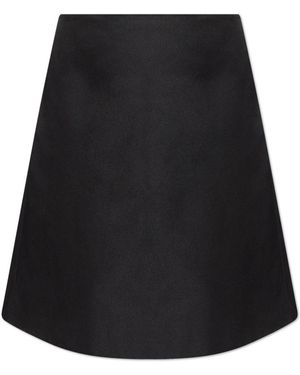 McQueen Midi Skirts - Black