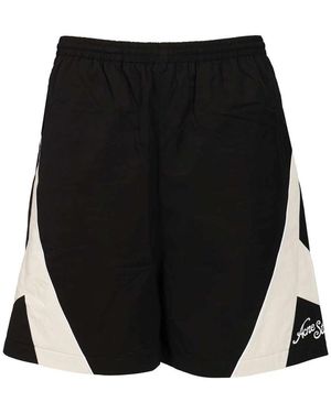 Acne Studios Korte Broeken ,Zwart ,Katoen Casual Technical Shorts