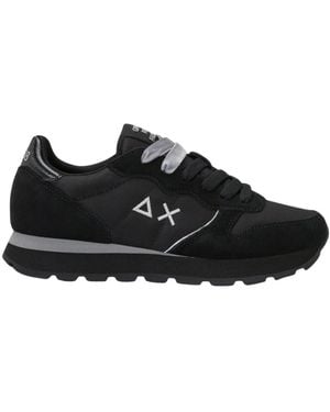 Sun 68 Schoenen ,Zwart ,Leer Ally Sneaker