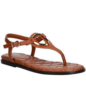 Blauer Flat Sandals - Marrón