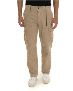 HUGO Slim-Fit Trousers - Natural