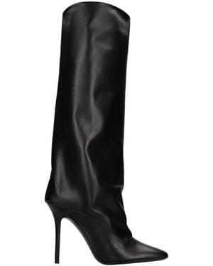The Attico Heeled Boots - Black