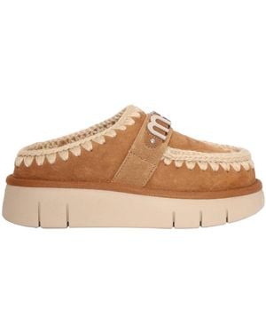 Mou Schoenen ,Bruin ,Suède Zoccolo Bounce Suede