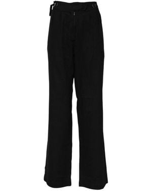 Ermanno Scervino Straight Trousers - Black