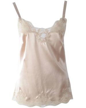 Dolce & Gabbana Sleeveless Tops - Brown