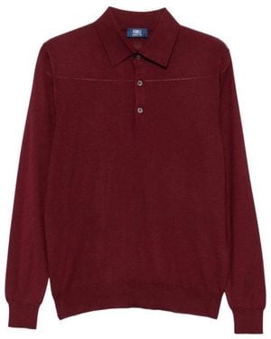 Fedeli Polo Shirts - Red