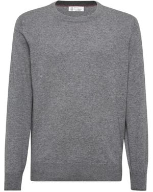 Brunello Cucinelli Cashmere Knitwear - Gris