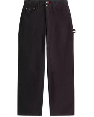 Tommy Hilfiger Straight Trousers - Black
