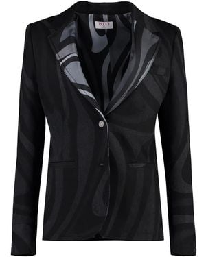 Emilio Pucci Blazer classico con rever - Nero
