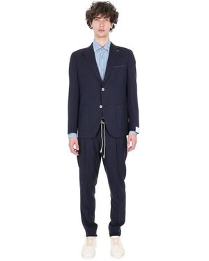 Eleventy Summertime Suit - Blauw