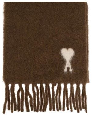 Ami Paris Winter Scarves - Vert