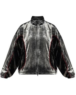 DIESEL Light Jackets - Black