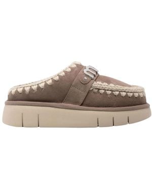 Mou Mules - Grey