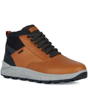 Geox Lace-Up Boots - Brown