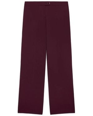 FIORELLA RUBINO Straight Trousers - Morado