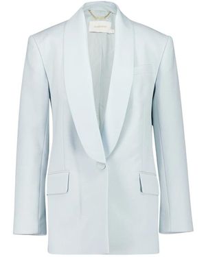Zimmermann Meeresschaum Tuxedo Jacke - Blau