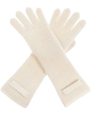 Jacquemus Gros Grain Handschoenen - Wit
