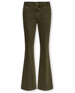 Elena Miro Flared Jeans - Verde