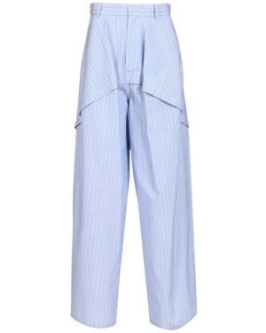 Loewe Paula's Ibiza Wide-Leg Broek - Blauw