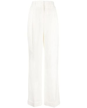 CASABLANCA Straight Trousers - White
