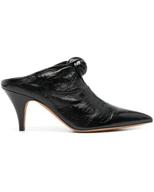 KHAITE Heeled Mules - Negro